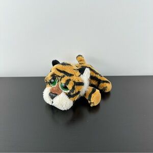 Russ Lil Peepers Tuffley Tiger Green Eyes Plush Stuffed Animal 4.5” Small
